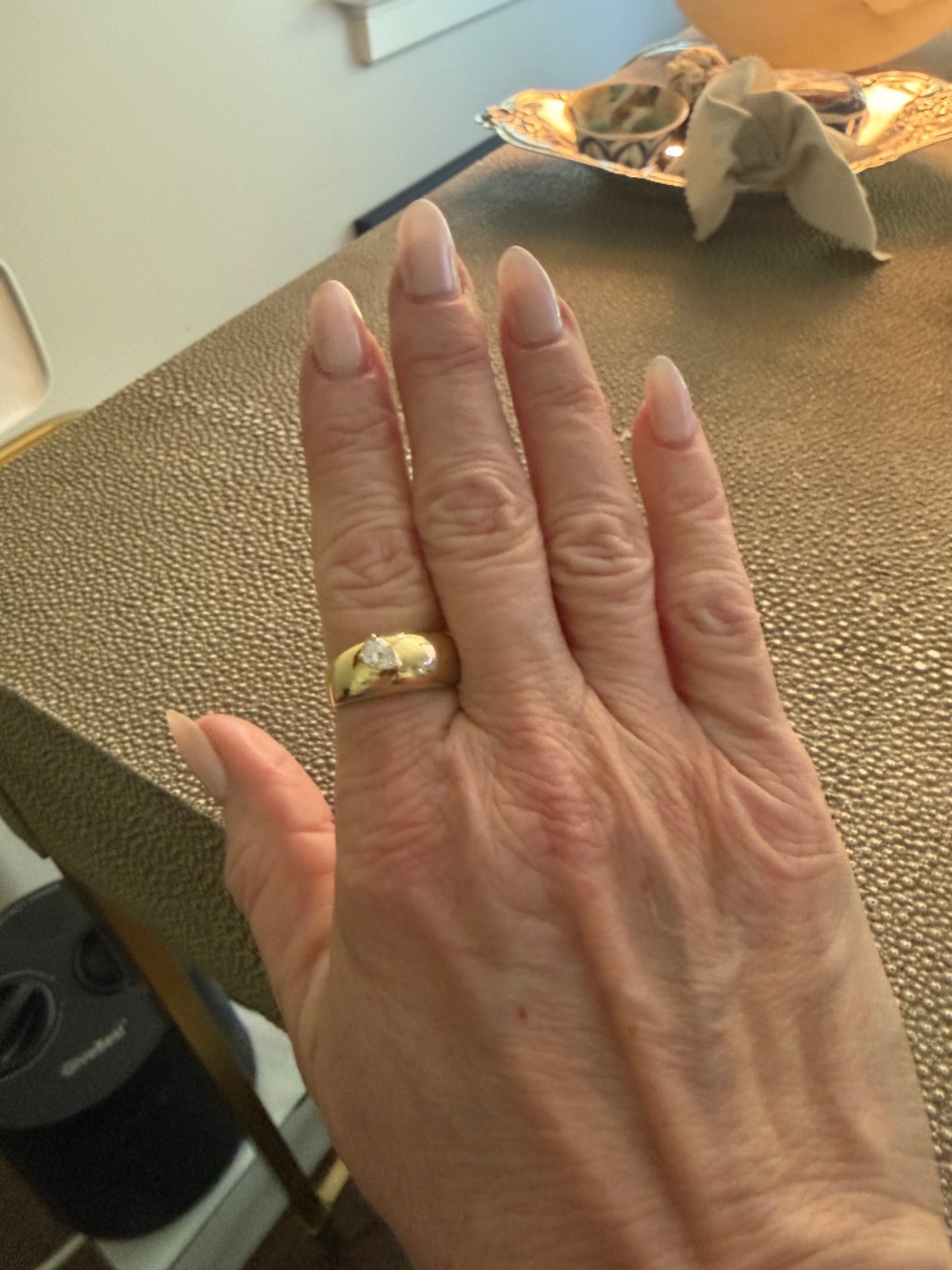14K Diamond Cocktail Ring - Picture 3 of 7